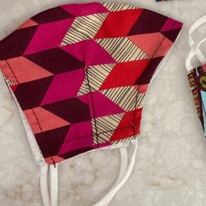 Vera Bradley Bohemian Chevron Face Mask Pink Red